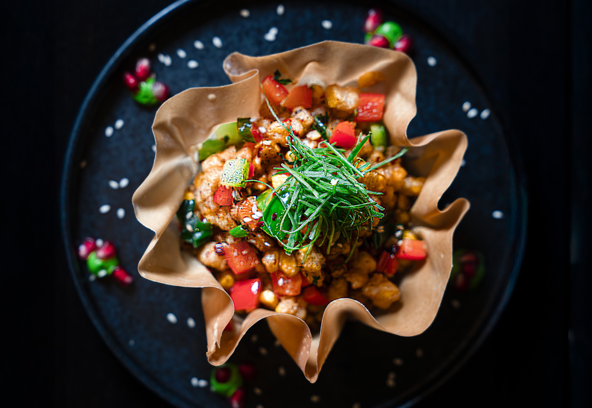 Wok Stirred Crispy Corn at Amaya