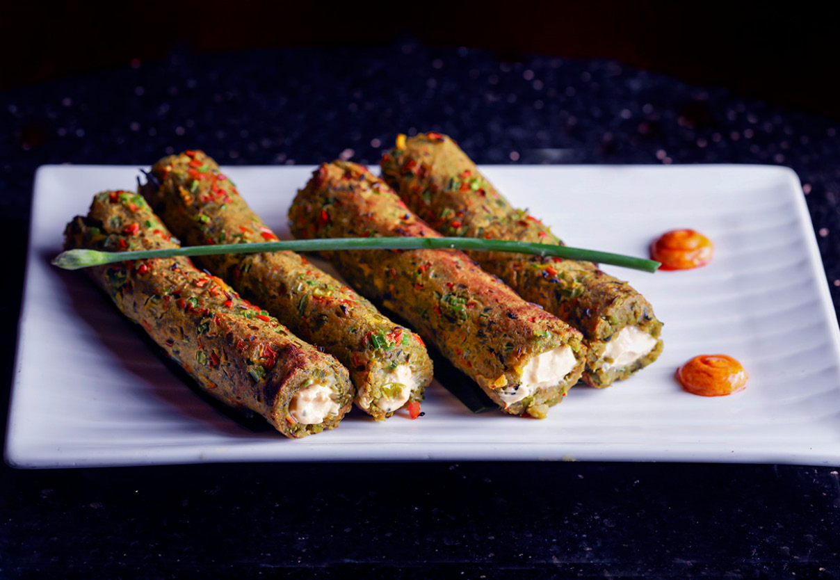 Navratan Seekh Kebab